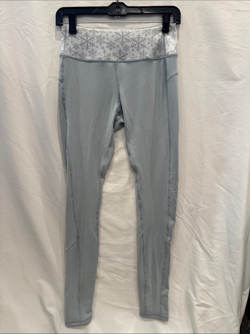 Kyodan Light Gray Snowflake Waist Leggings S